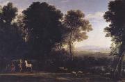 Claude Lorrain Landscape with Erminia and the Shepherds (mk17) oil painting reproduction